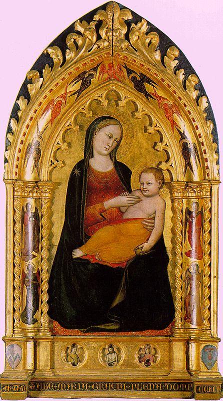 Niccolo di Pietro Gerini Madonna and Child 6 oil painting image